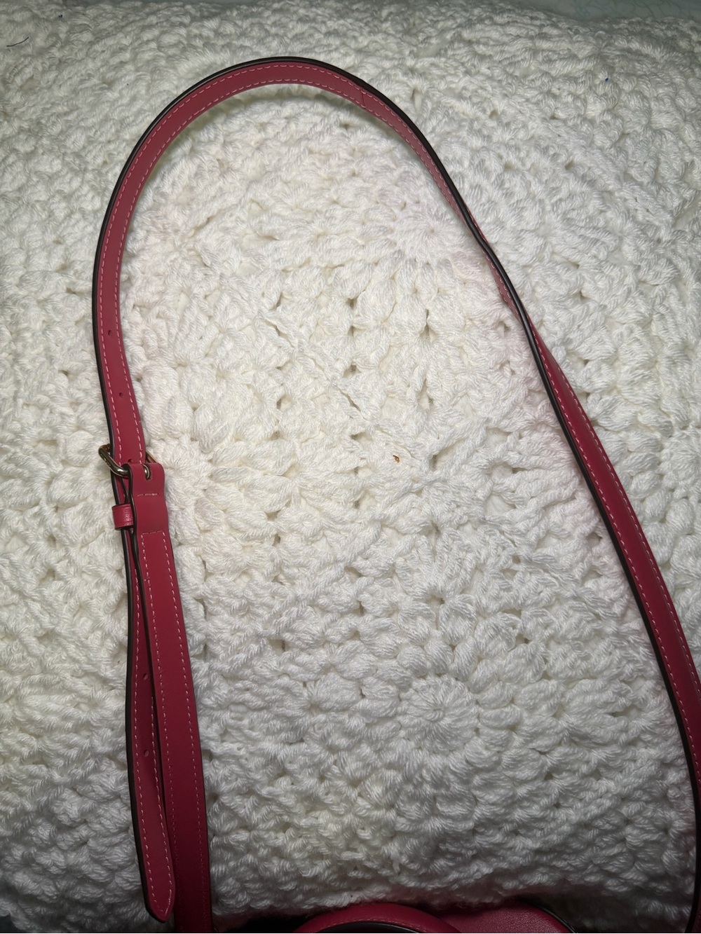 Coach Hot Pink Signature Embossed Mini Top-Handle Bag - Picture 9 of 11